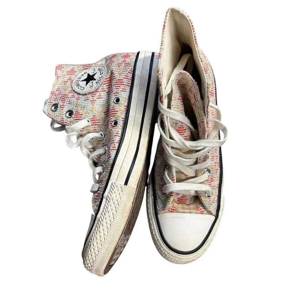 Converse Chuck Taylor All Star High Top Sneakers Natural Brake Light Size‎ 7